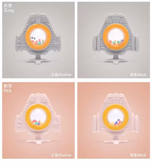 Massaggiagengive in silicone molare con sonaglio per alimenti per bambini