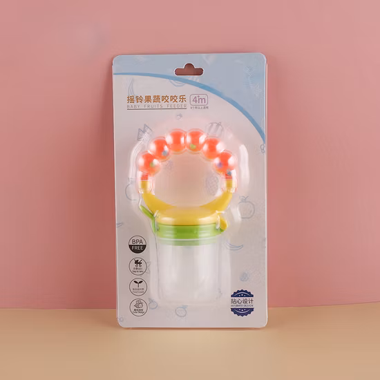 Ciuccio per alimenti per bambini senza BPA Alimentatore per frutta per bambini Borsa per morsi di frutta per bambini in silicone